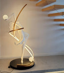 Misha Goddess White Statue Floor Lamp