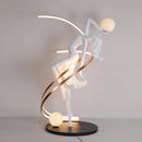 Misha Goddess White Statue Floor Lamp