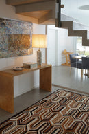 MISSONI – Abstract Patterned Bedroom Cowhide Rug