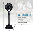 Misting Pedestal Fan Air Circulator with 90° Auto Oscillation Floor Standing Fan with 8 Speeds by LJGDeals