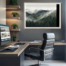 Misty Mountain Forest Canvas Wall Art Print – Serene by MyGreatCanvas | Canvas Wall Art Prints | Photo Prints & Wall Decor