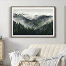 Misty Mountain Forest Canvas Wall Art Print – Serene by MyGreatCanvas | Canvas Wall Art Prints | Photo Prints & Wall Decor