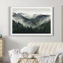 Misty Mountain Forest Canvas Wall Art Print – Serene by MyGreatCanvas | Canvas Wall Art Prints | Photo Prints & Wall Decor