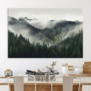 Misty Mountain Forest Canvas Wall Art Print – Serene by MyGreatCanvas | Canvas Wall Art Prints | Photo Prints & Wall Decor