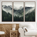 Misty Mountain Forest Canvas Wall Art Print – Serene by MyGreatCanvas | Canvas Wall Art Prints | Photo Prints & Wall Decor