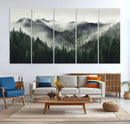 Misty Mountain Forest Canvas Wall Art Print – Serene by MyGreatCanvas | Canvas Wall Art Prints | Photo Prints & Wall Decor