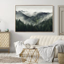 Misty Mountain Forest Canvas Wall Art Print – Serene by MyGreatCanvas | Canvas Wall Art Prints | Photo Prints & Wall Decor