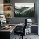 Misty Mountain Forest Canvas Wall Art Print – Serene by MyGreatCanvas | Canvas Wall Art Prints | Photo Prints & Wall Decor