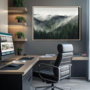 Misty Mountain Forest Canvas Wall Art Print – Serene by MyGreatCanvas | Canvas Wall Art Prints | Photo Prints & Wall Decor