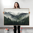 Misty Mountain Forest Canvas Wall Art Print – Serene by MyGreatCanvas | Canvas Wall Art Prints | Photo Prints & Wall Decor