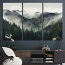 Misty Mountain Forest Canvas Wall Art Print – Serene by MyGreatCanvas | Canvas Wall Art Prints | Photo Prints & Wall Decor