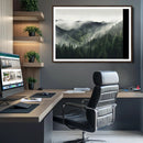 Misty Mountain Forest Canvas Wall Art Print – Serene by MyGreatCanvas | Canvas Wall Art Prints | Photo Prints & Wall Decor