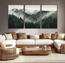 Misty Mountain Forest Canvas Wall Art Print – Serene by MyGreatCanvas | Canvas Wall Art Prints | Photo Prints & Wall Decor