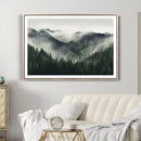 Misty Mountain Forest Canvas Wall Art Print – Serene by MyGreatCanvas | Canvas Wall Art Prints | Photo Prints & Wall Decor