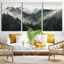 Misty Mountain Forest Canvas Wall Art Print – Serene by MyGreatCanvas | Canvas Wall Art Prints | Photo Prints & Wall Decor