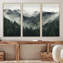 Misty Mountain Forest Canvas Wall Art Print – Serene by MyGreatCanvas | Canvas Wall Art Prints | Photo Prints & Wall Decor