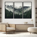 Misty Mountain Forest Canvas Wall Art Print – Serene by MyGreatCanvas | Canvas Wall Art Prints | Photo Prints & Wall Decor