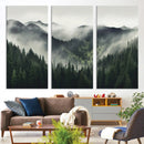 Misty Mountain Forest Canvas Wall Art Print – Serene by MyGreatCanvas | Canvas Wall Art Prints | Photo Prints & Wall Decor