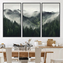 Misty Mountain Forest Canvas Wall Art Print – Serene by MyGreatCanvas | Canvas Wall Art Prints | Photo Prints & Wall Decor