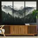 Misty Mountain Forest Canvas Wall Art Print – Serene by MyGreatCanvas | Canvas Wall Art Prints | Photo Prints & Wall Decor