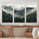 Misty Mountain Forest Canvas Wall Art Print – Serene by MyGreatCanvas | Canvas Wall Art Prints | Photo Prints & Wall Decor