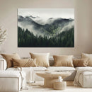 Misty Mountain Forest Canvas Wall Art Print – Serene by MyGreatCanvas | Canvas Wall Art Prints | Photo Prints & Wall Decor