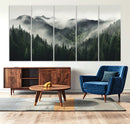 Misty Mountain Forest Canvas Wall Art Print – Serene by MyGreatCanvas | Canvas Wall Art Prints | Photo Prints & Wall Decor