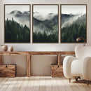 Misty Mountain Forest Canvas Wall Art Print – Serene by MyGreatCanvas | Canvas Wall Art Prints | Photo Prints & Wall Decor