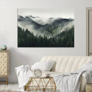 Misty Mountain Forest Canvas Wall Art Print – Serene by MyGreatCanvas | Canvas Wall Art Prints | Photo Prints & Wall Decor