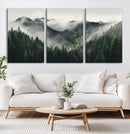 Misty Mountain Forest Canvas Wall Art Print – Serene by MyGreatCanvas | Canvas Wall Art Prints | Photo Prints & Wall Decor