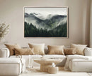Misty Mountain Forest Canvas Wall Art Print – Serene by MyGreatCanvas | Canvas Wall Art Prints | Photo Prints & Wall Decor