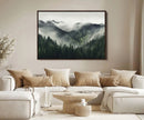 Misty Mountain Forest Canvas Wall Art Print – Serene by MyGreatCanvas | Canvas Wall Art Prints | Photo Prints & Wall Decor