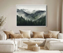 Misty Mountain Forest Canvas Wall Art Print – Serene by MyGreatCanvas | Canvas Wall Art Prints | Photo Prints & Wall Decor