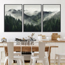 Misty Mountain Forest Canvas Wall Art Print – Serene by MyGreatCanvas | Canvas Wall Art Prints | Photo Prints & Wall Decor