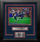 Malcolm Butler Super Bowl Interception New England Patriots 8x10 Framed Photo and Engraved Autograph by Dynasty Sports & Framing