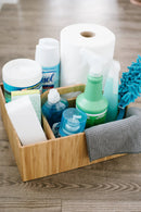 Bamboo Multi Purpose Caddy with Handle by MobilevisionUS