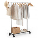 Mobile Garment Rack with Extendable Rods Heavy by DirectDeals