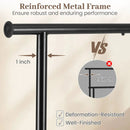 Mobile Garment Rack with Extendable Rods Heavy by LJGDeals