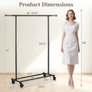 Mobile Garment Rack with Extendable Rods Heavy by LJGDeals