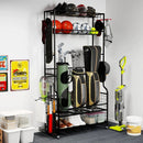 Mobile Sports Equipment Organizer with Golf Bags Storage and Club Rack by LJGDeals