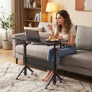 Mobile Standing Desk with Adjustable Height and Wheels by LJGDeals