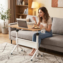 Mobile Standing Desk with Adjustable Height and Wheels by LJGDeals