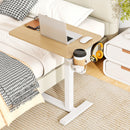 Mobile Standing Desk Height Adjustable Overbed Bedside Table with Cup Holder by LJGDeals
