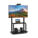 Mobile TV Stand with Camera Shelf and AV Shelves for 32-80 Inch Flat/Curved TVs by LJGDeals