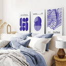 Minimalist Bauhaus Wall Art 3 Piece Print Set by Wall Art Set
