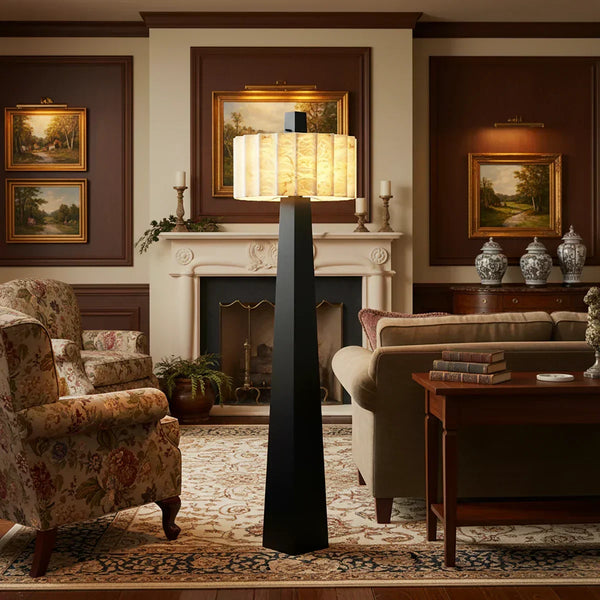 Alabaster Grandeur Floor Lamp, photo 2 of 17
