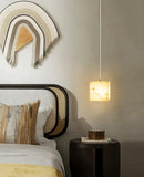 Alabaster Square Pendant Light