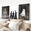 Dark Halloween Witches Wall Art Decor Print Set by Wall Art Set