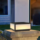 Modern Black Anvia Outdoor Post Light
