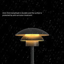 Modern Black Outdoor Waterproof LED Lighting Fixture for Garden, Villa